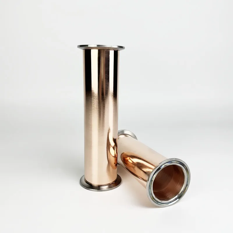 

Санитарная Тройная медная катушка OD64 2 дюйма (51 мм), труба для дистилляции, тройная клеверная труба, толщина 2 мм