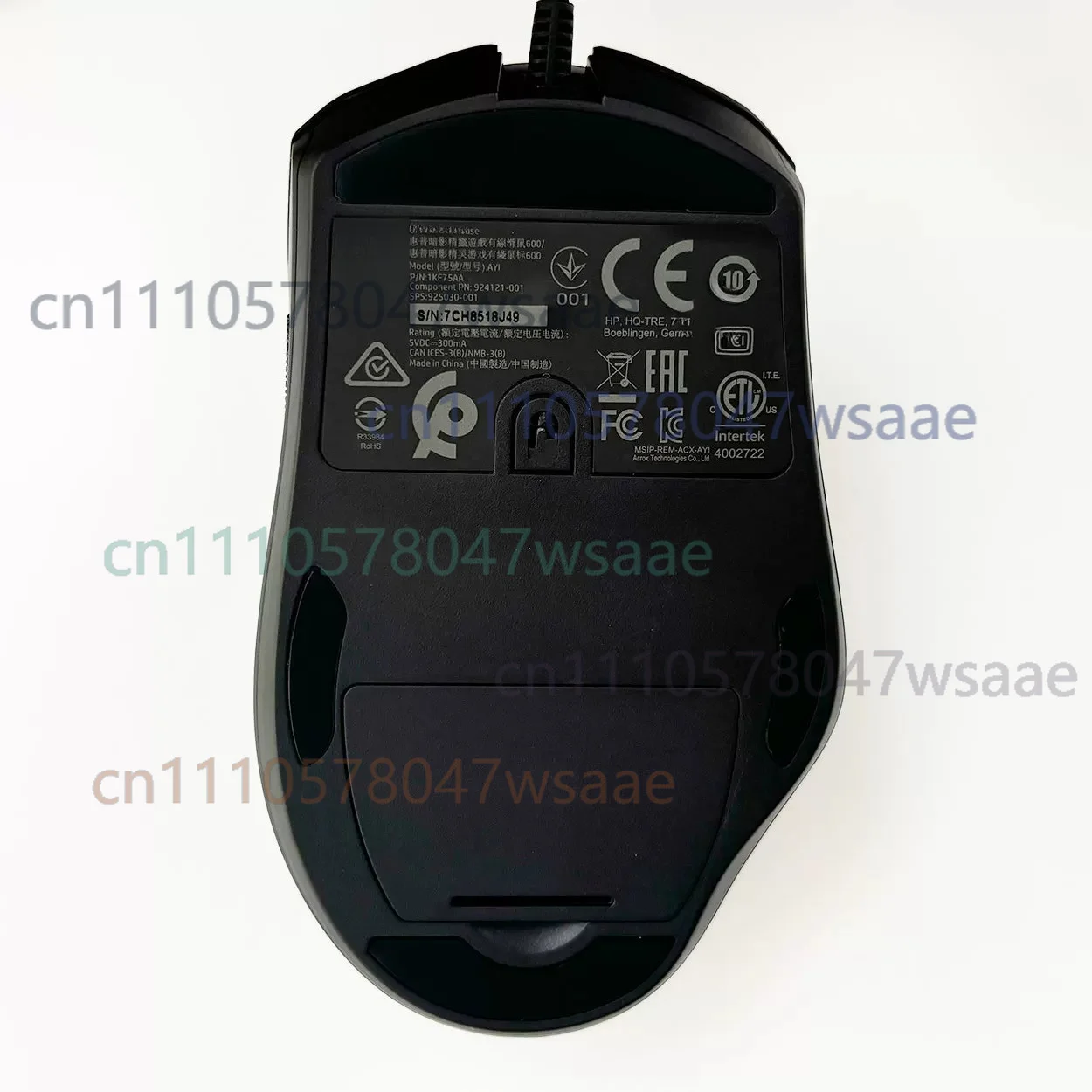 Игровая мышь OMEN от HP, проводная USB RGB оптическая мышь, до 12000 DPI, для киберспорта, PUBG, League of Legends (art.: 3920db8b573bf) - 3920db8b573bf