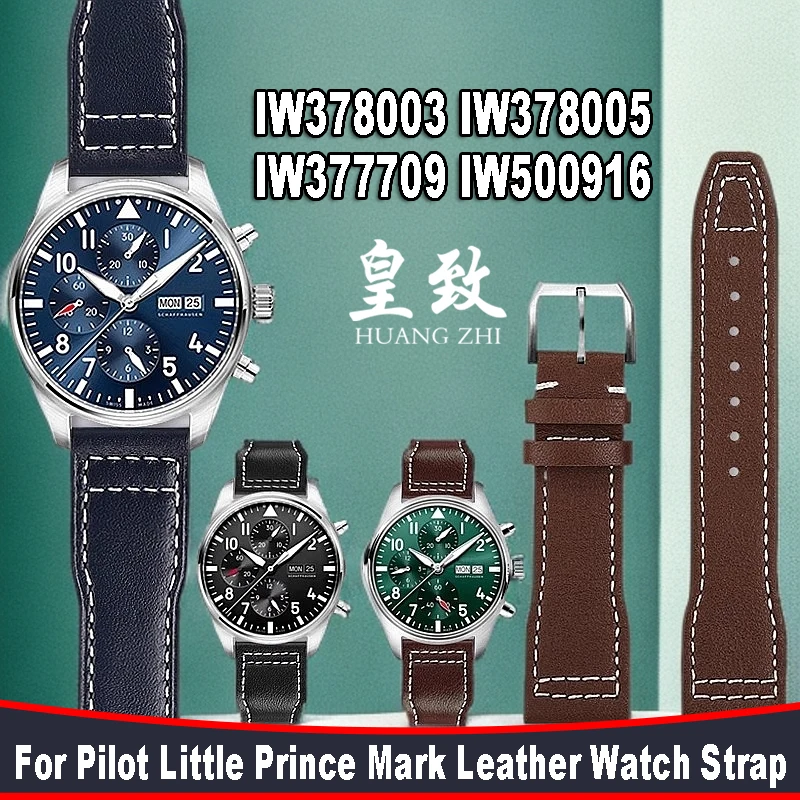 Ремешок Cowhider для Iwc Pilot Little Prince Португалия мужской браслет из коровьей кожи