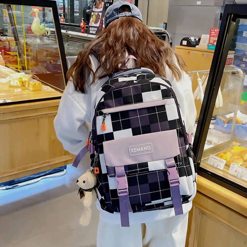 

Милые женские рюкзаки, водонепроницаемый нейлоновый школьный ранец для девочек-подростков, женский рюкзак для ноутбука, милые женские доро...