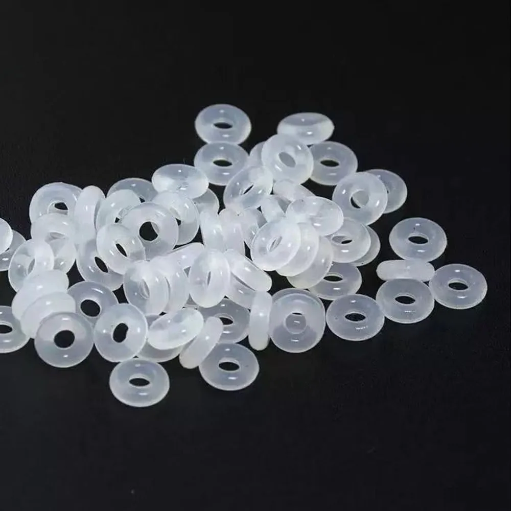 Free Shipping 30pcs White Rubber Clip Charms Safety Stopper Bead Fits Original Pandora Charm Bracelet & Necklace DIY Jewelry