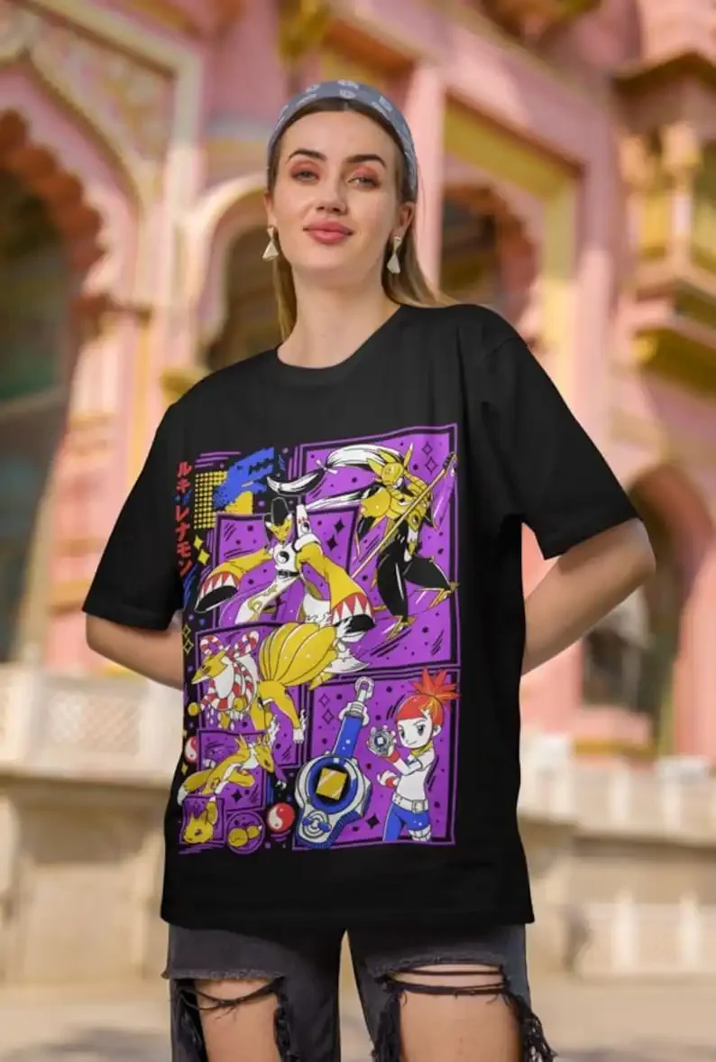 Camiseta Renamon camisa de Relemon Sakuyamon Taomon Rika Nonaka (art.: 3920c8d4773ca) - 3920c8d4773ca