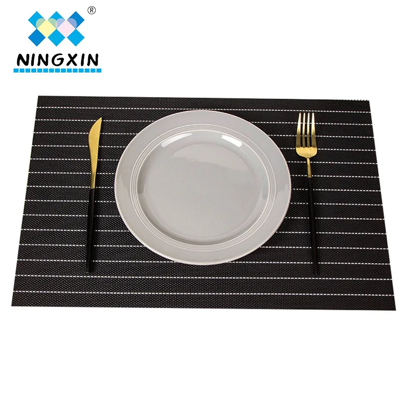 

Water Hyacinth Manufacturer's Direct Selling Characteristic Environmental Protection 30 * 45cm PVC Western Food Pad Simple