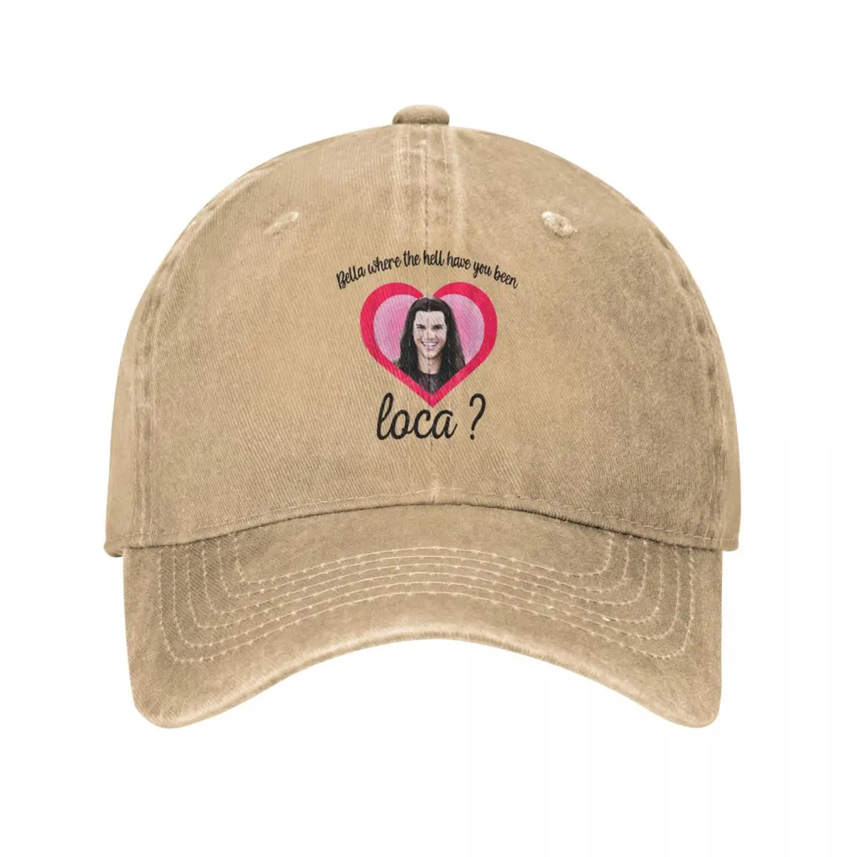 

Casual Bella Where The Hell Have You Been Loca Baseball Caps for Men Women Distressed Denim Snapback Hat Outdoor Caps Hat