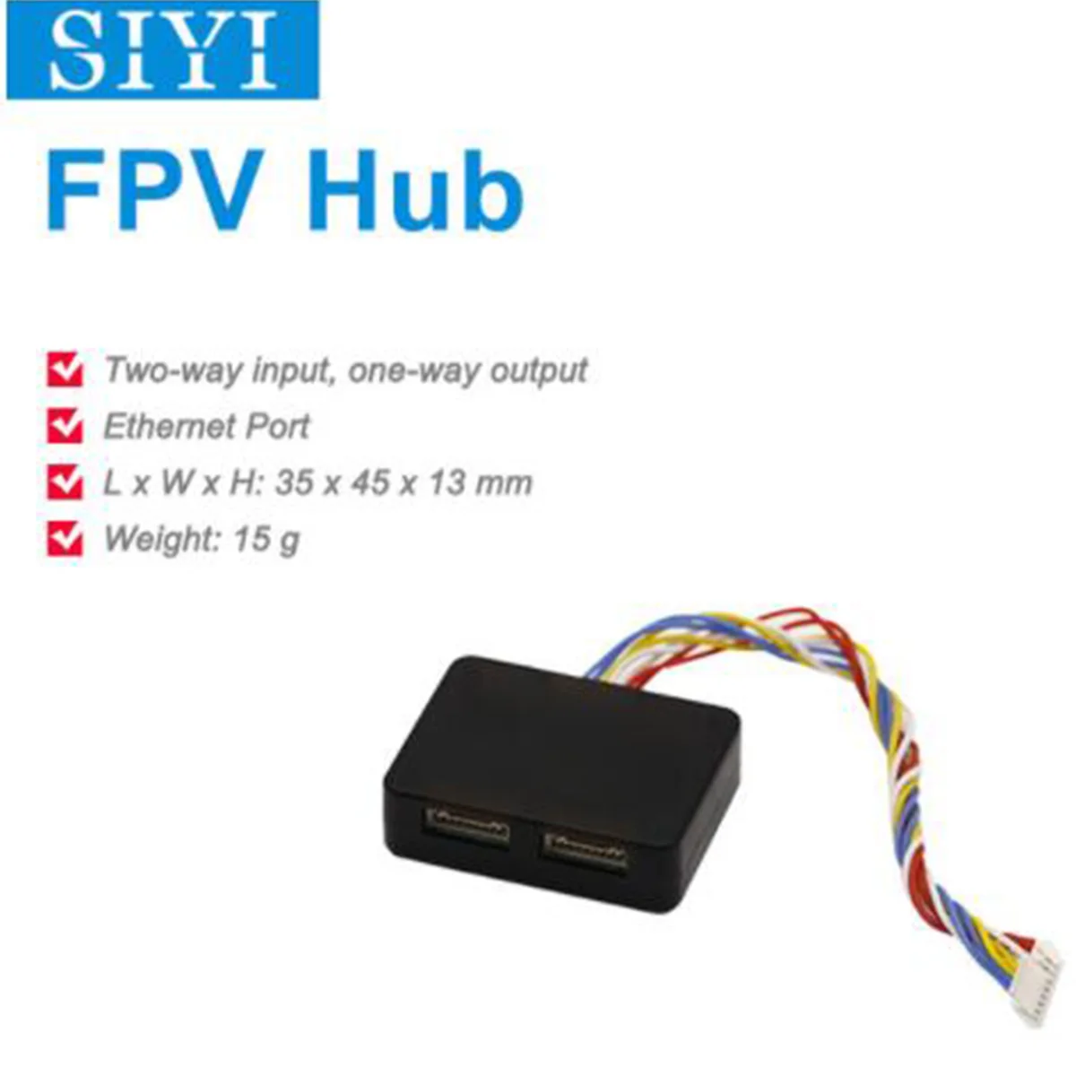 Цифровая Видеосистема SIYI HM30, Full HD, передатчик, дистанционное управление, сенсорный OLED-экран, 1080p, 60 кадров в секунду, 150 мс, FPV, OSD, 30 км