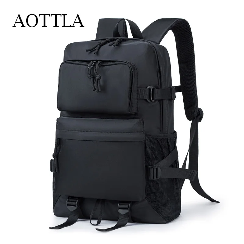 

AOTTLA Anti-Theft Backpack For Men Fashion Shoulder Bag Large Capacity Laptop Bag Casual Travel Packbag Outdoor Sports Backpack