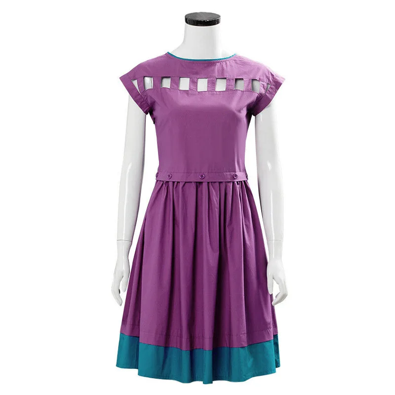 

Purple Dress Costume Halloween Carnival Costume for Women Girls Stranger Things Summer Harajuku Role Play Jurk Y2k Dress 2022