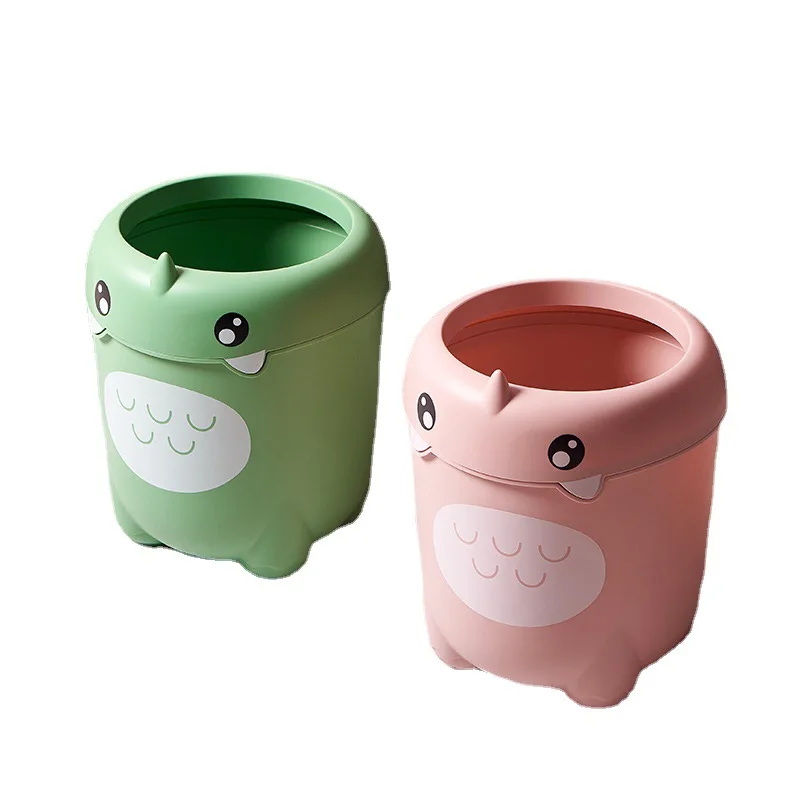 

Trash Bin Living Room Mute Modern Individual Household Items Interior Litter Bins Creative Home and Kitchen Toilet Trash Can