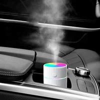220ml usb car air humidifier mini ultrasonic essential oil diffuser smart purifier home aroma anion mist maker led night light