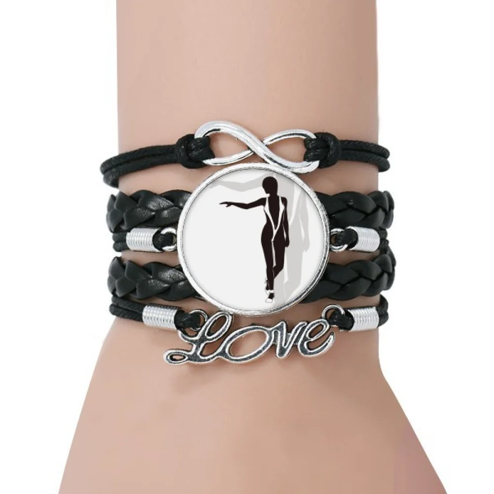 

Лидер продаж, красивое женское нижнее белье, контурный браслет, аксессуар для любви, витой кожаный вязаный браслет