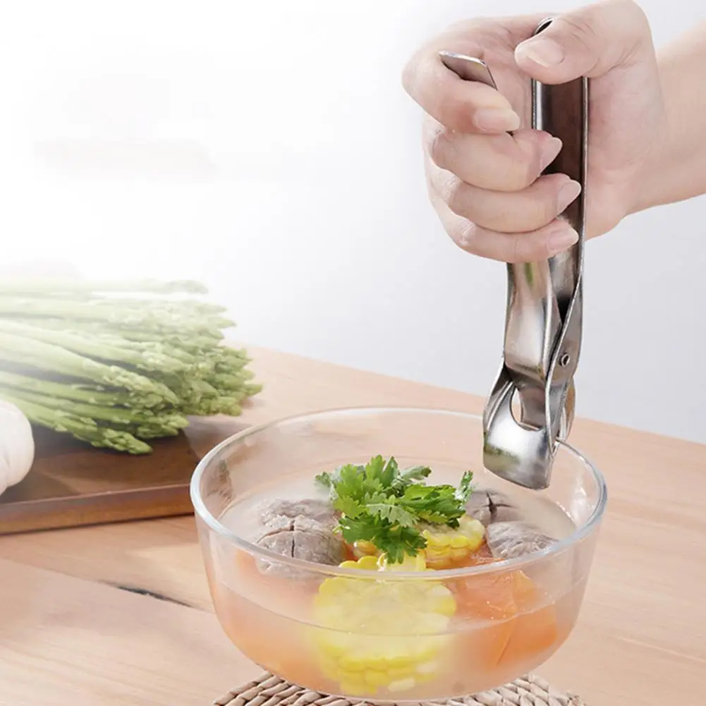 

Great Stainless Steel Sturdy Construction Anti-Scalding Dish Bowl Gripper for Home Bowl Clip Hot Plate Lifter