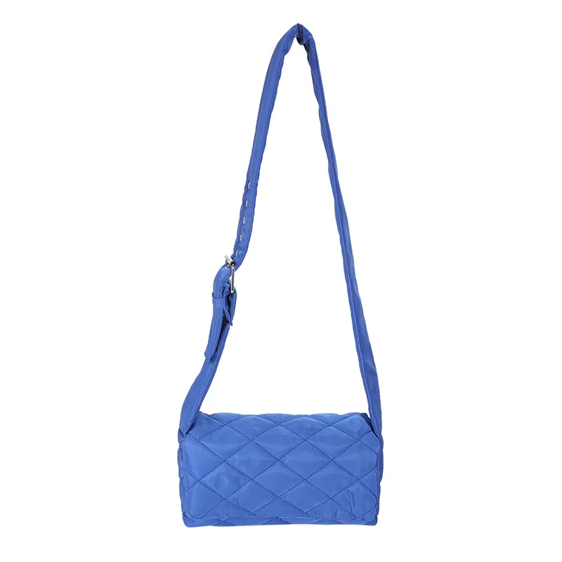 Rhombus Casual Pouch Women's Fashion Embroidery Thread Large Capacity Shoulder Bag Messenger Bag