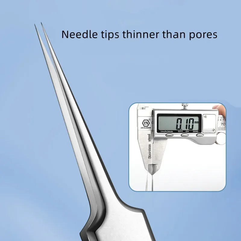 Немецкие ультратонкие пинцеты для удаления черных точек