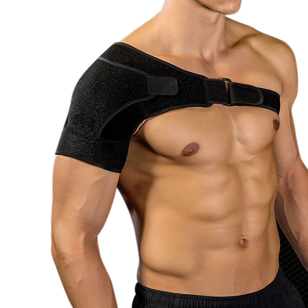 

Adjustable Left/Right Shoulder Guard Shoulder Support Breathable Pressure Neoprene Sports Compression Shoulder Protection