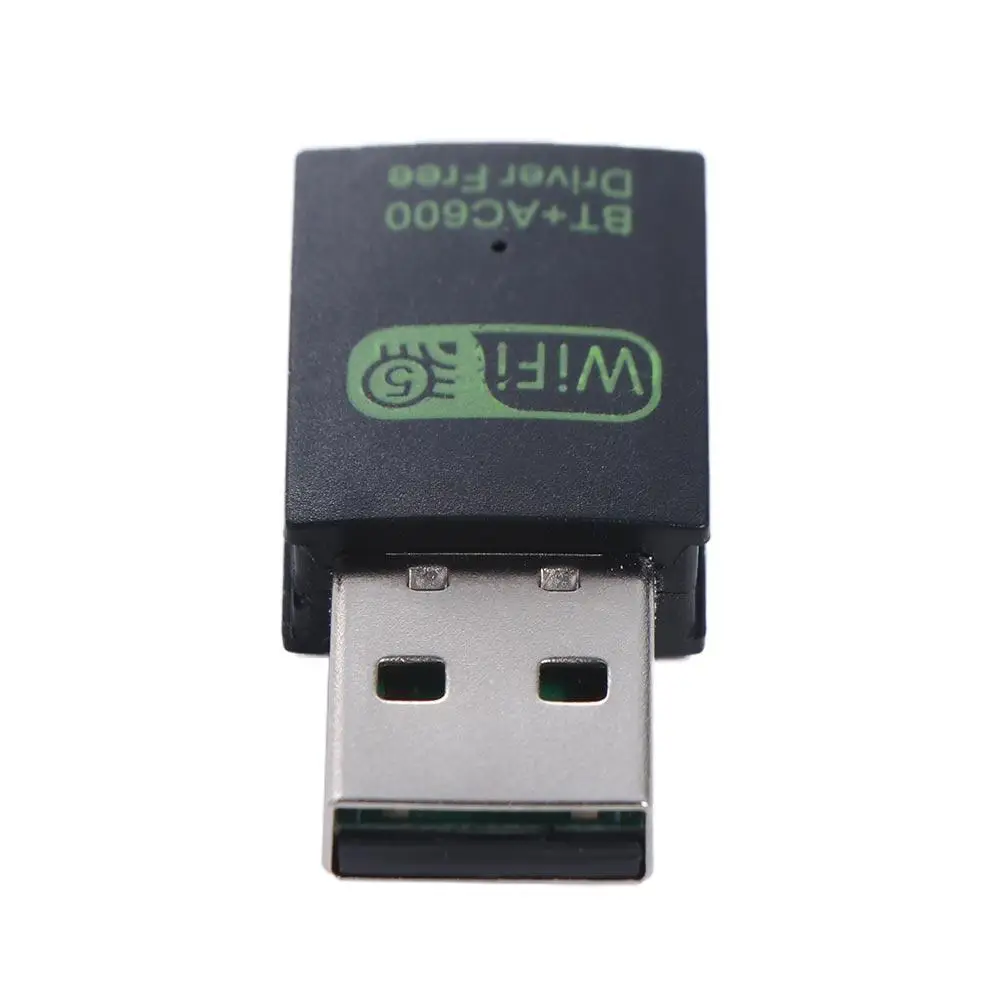 Фото Сетевой адаптер Wi-Fi BT + AC600 WLAN Dongle Сетевая карта WiFi-приемник WLAN Dongle 600M Двухдиапазонный Wi-Fi-приемник №4