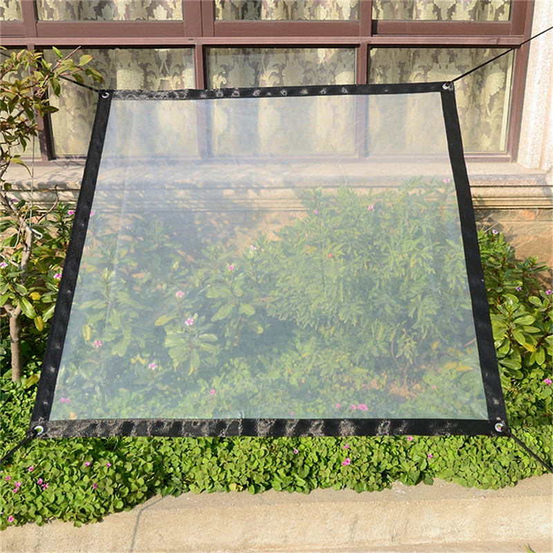 

Practical Transparent Tarpaulin Garden Tools Waterproof Tarpaulin With Eyelet Canopies Tarpaulin Straps