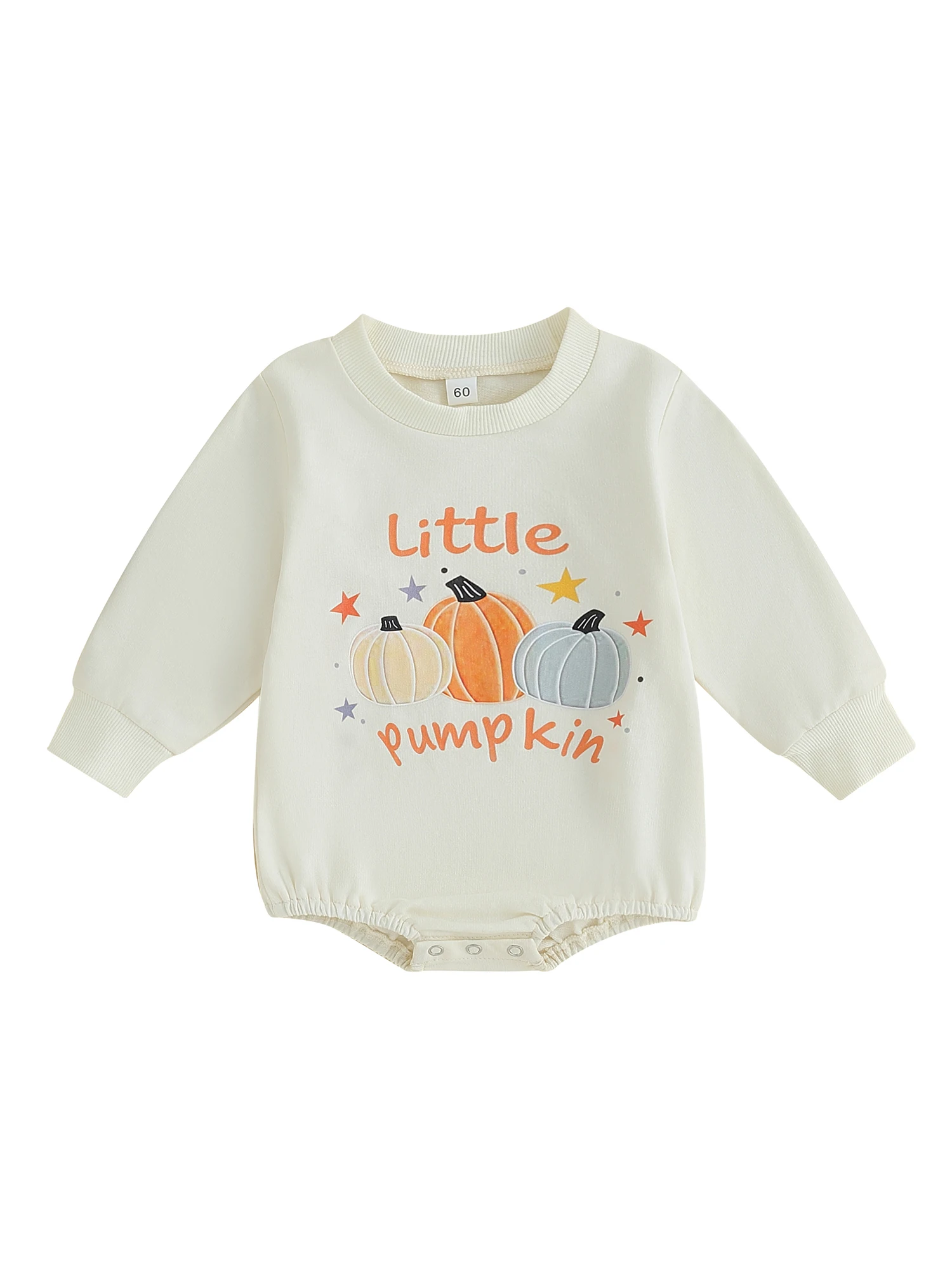 

Милый костюм на Хэллоуин для младенцев, очаровательный комбинезон с длинным рукавом и принтом тыквы для мальчиков и девочек, идеальная осень и зима