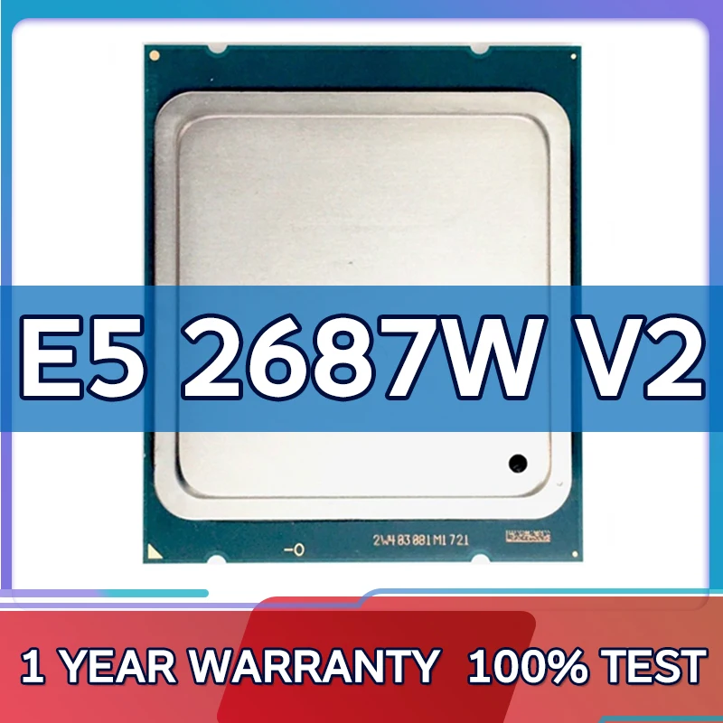 

Used Xeon E5 2687W V2 Processor 3.4GHz 25M LGA 2011 SR19V E5-2687W V2 CPU