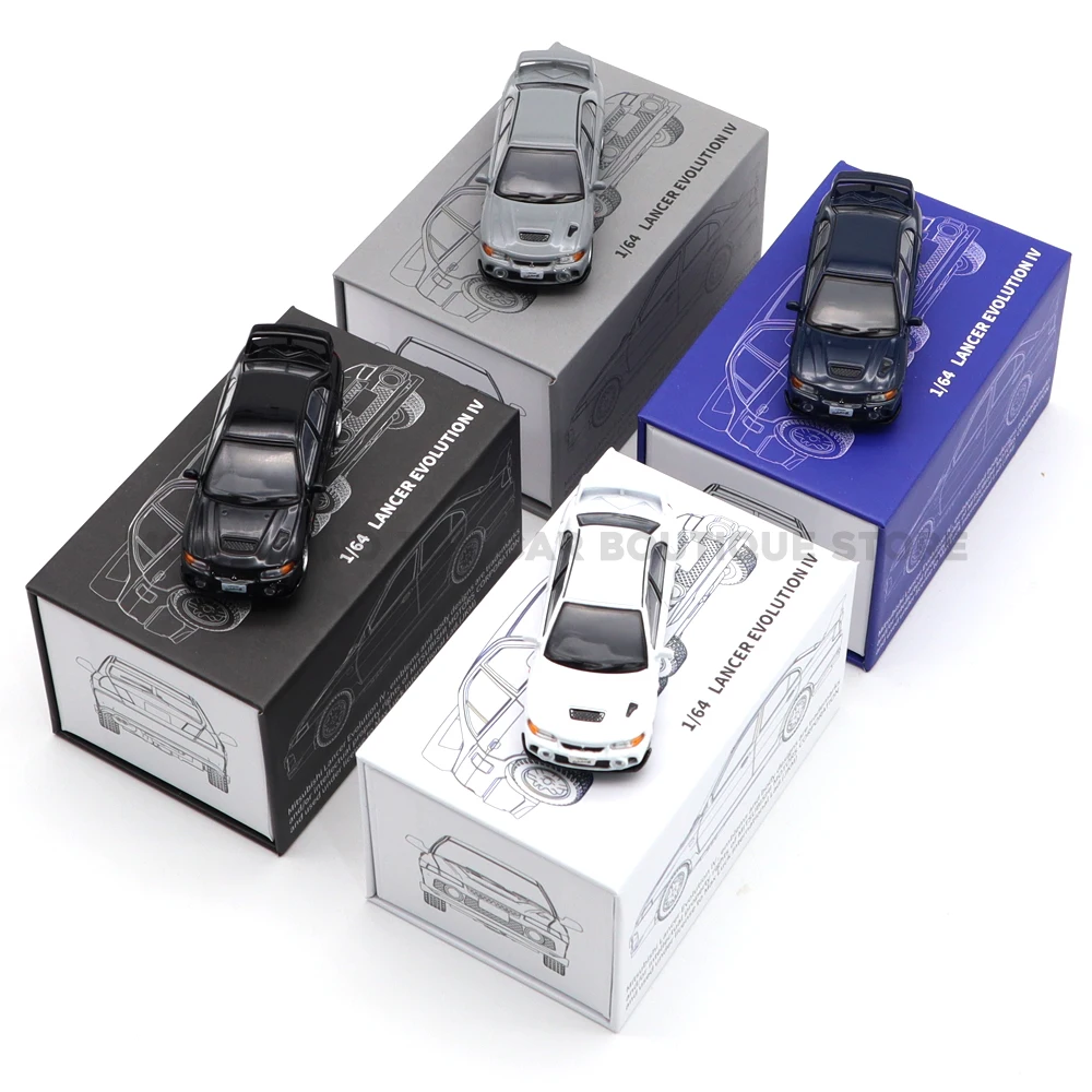 

Коллекция 1/64 года, JKM LANCER EVO EVOLUTION 4 IV, литые модели игрушечных автомобилей, подарки для друзей