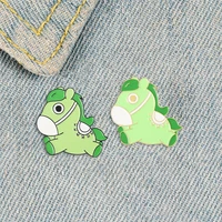 healthy green horse enamel brooch cartoon cute cool pony brooch denim backpack lapel badge kawaii cute kids jewelry gift