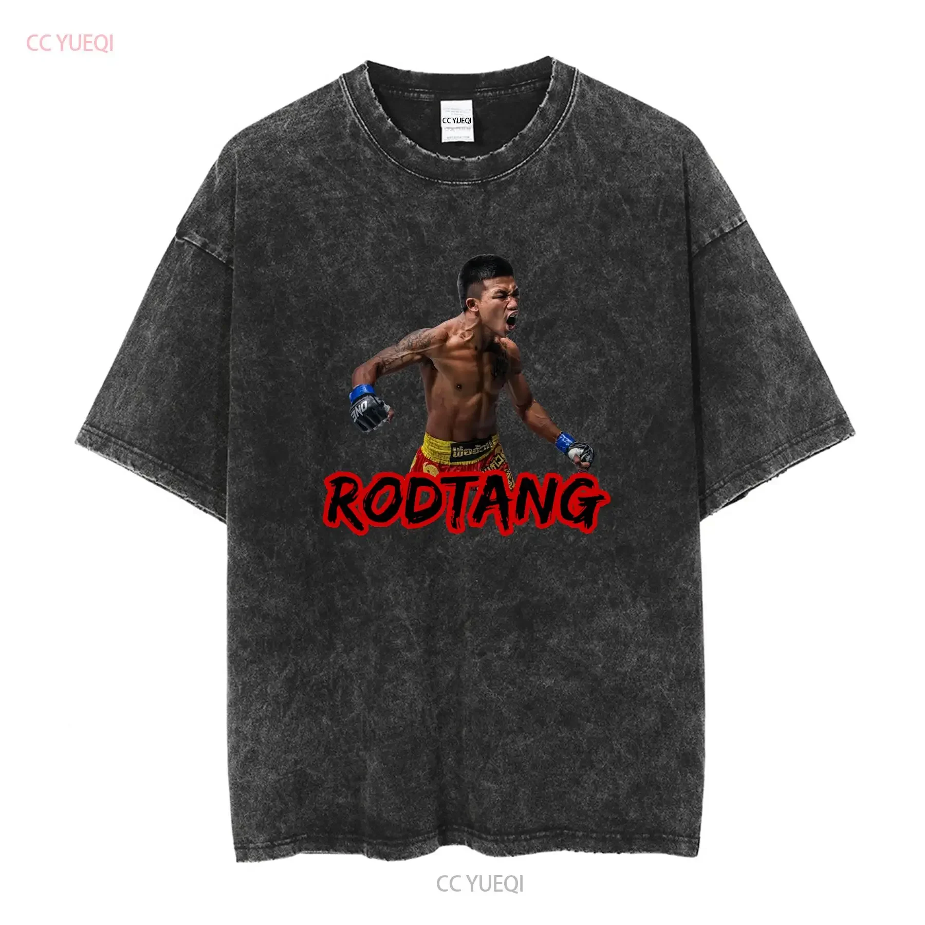Фото Классическая футболка Rodtang, лучшая идея, винтажный стираный слегка топ с длинными или короткими рукавами для повседневной носки, стильная повседневная графика №2