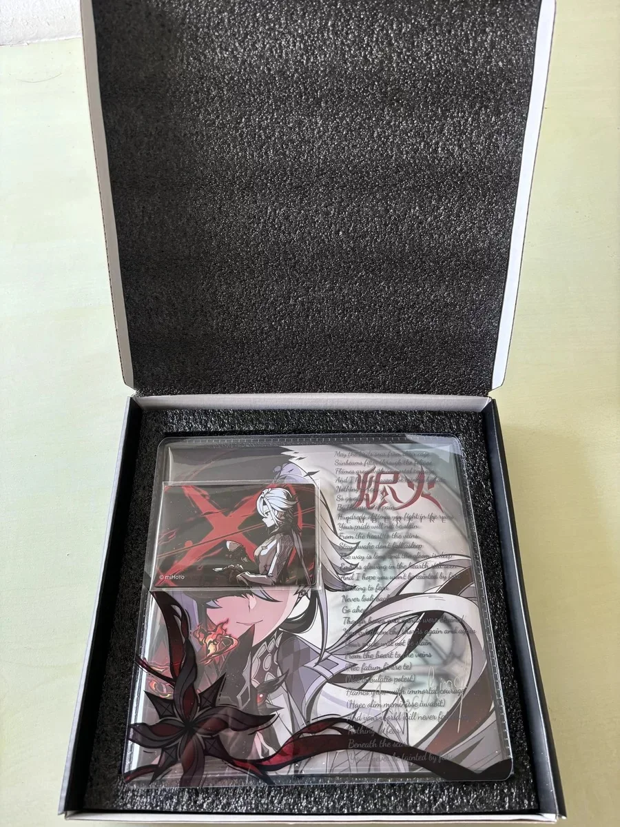 Официальная игра Genshin Impact Arlecchino акриловые записывающие украшения набор реквизит