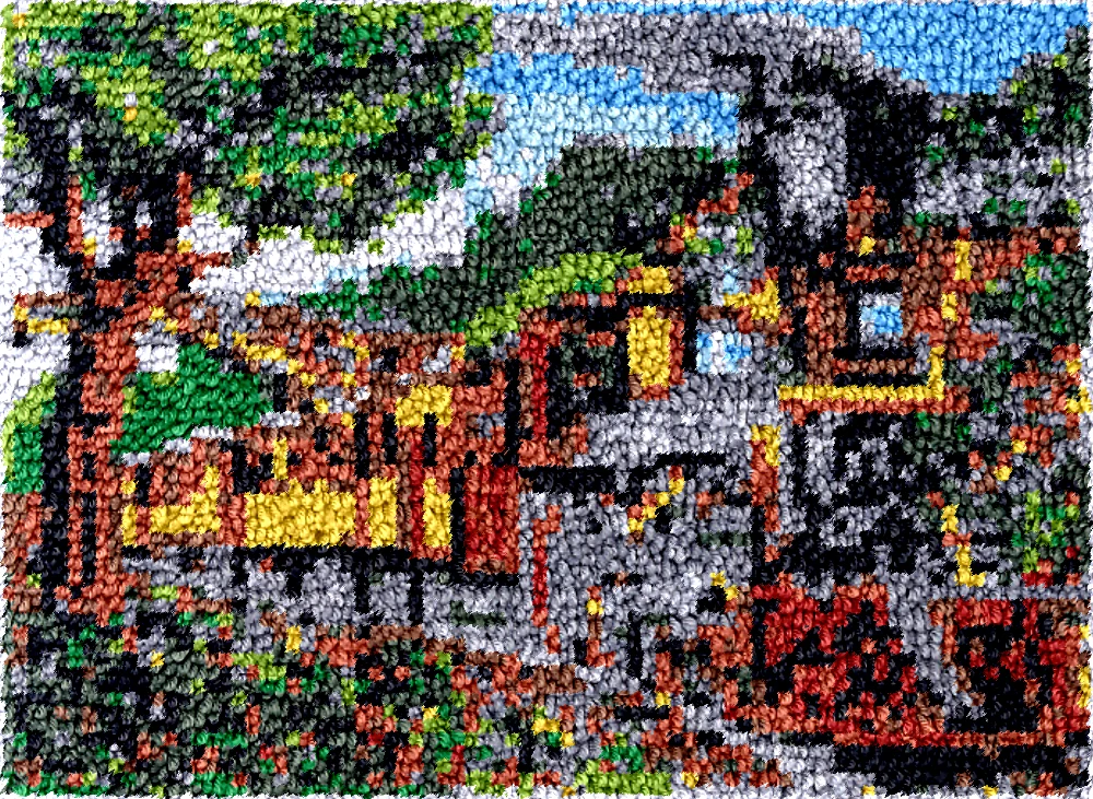 Наборы крючков для вышивки незаконченная акриловая пряжа GT140 подушка ковер