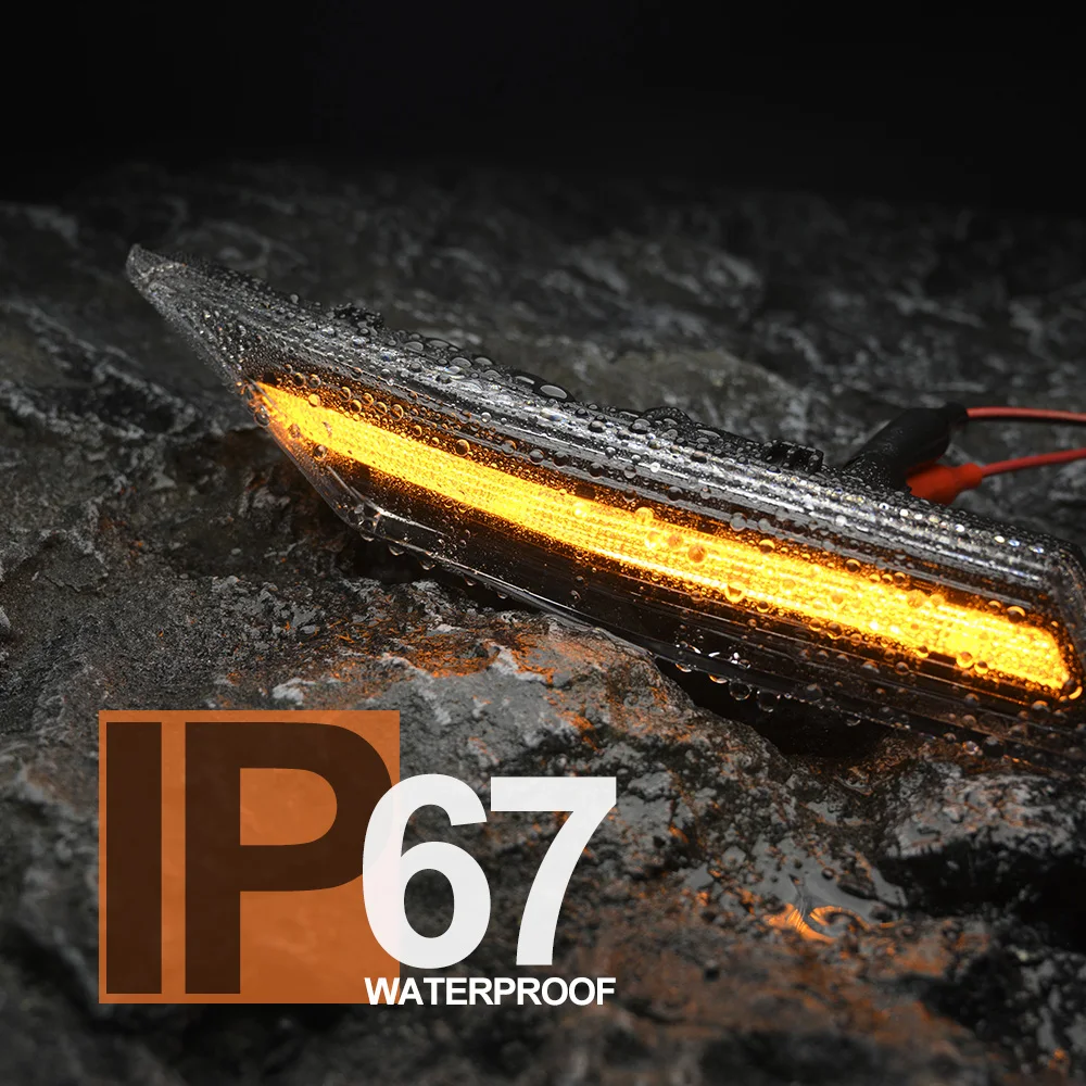 2x для Porsche Taycan 4S Sedan 2020-Up передний бампер Led Fender боковые габаритные огни авто