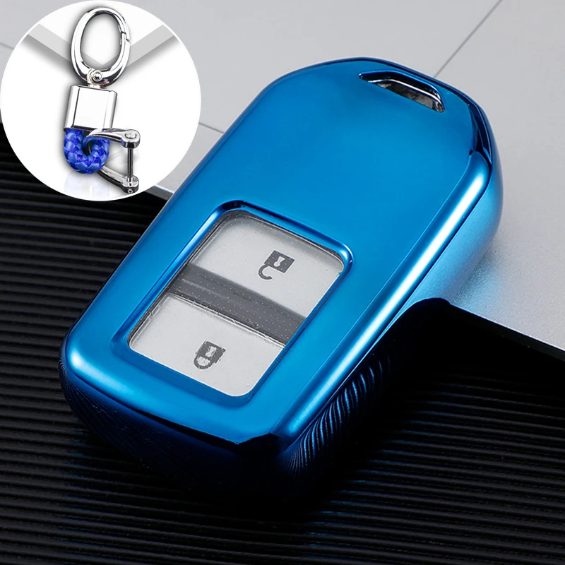 

Soft TPU Car Key protect Case Shell For Honda 2016 2017 CRV Pilot Accord Civic Fit Freed High quality Full Cover Car Accessorise