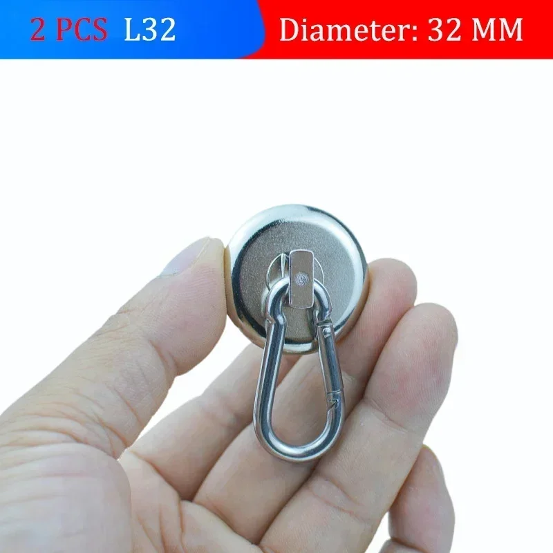Сильный неодимовый магнит, крючки, сверхмощные магнитные крючки, магнитный крючок, подшипник, D-образный, альпинистская Пряжка, магниты
