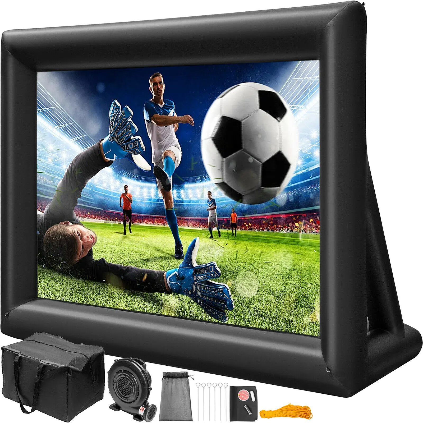 

20ft 5x3.4m Inflatable Movie Screen 16:9 Outdoor Projector Screen Portabl
