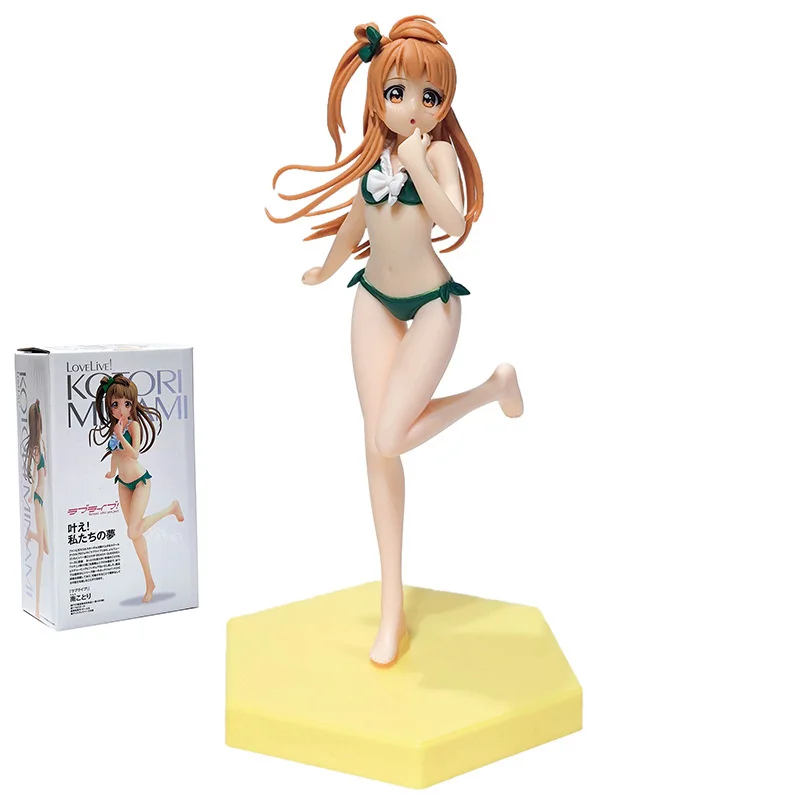 

LoveLive!School Idol Project Figure Kotori Minami Swimsuit Water Beach Beautiful Girl PVC Action Figure Collection Model Toys