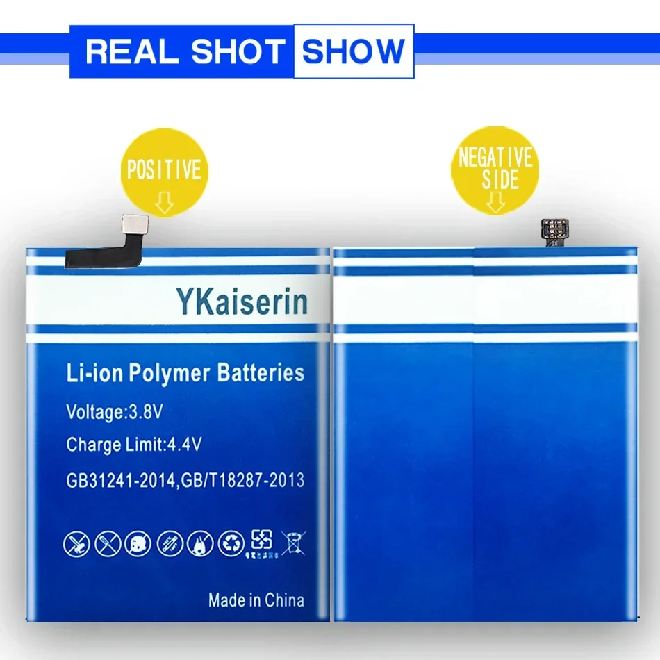 Новый аккумулятор YKaiserin 4500 мАч BA822 BA 822 для мобильного телефона Meizu Note 8 Note8 M822H M822Q