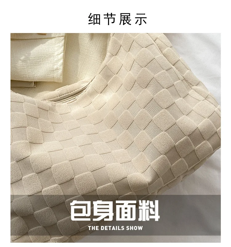 

Женская винтажная вместительная сумка-тоут через плечо