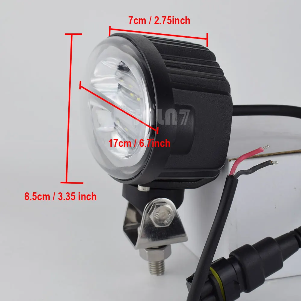 6 7-дюймовый Овальный Универсальный Рабочий Светильник 45 Вт Buhler Massey Ferguson John Deere