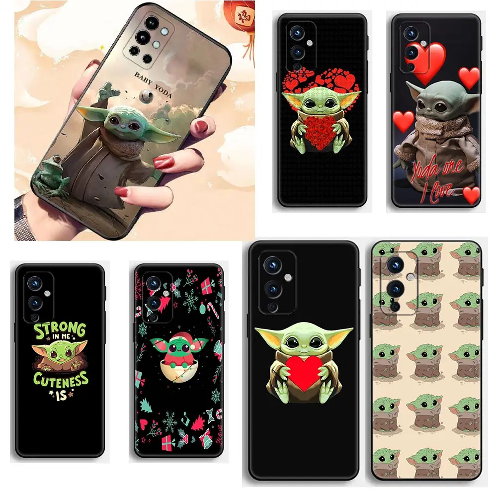 

Cartoon Cute Baby Yoda Funda Coque Case for OnePlus 7 7T 8 8T 9 9R 10 Nord N100 CE 2 Pro Oppo A54 A95 A93 A31 A52 A31 4G 5G Case