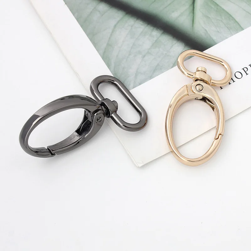 10-50Pcs Bag Strap Leather Buckles Swivel Metal Snap Hooks Bag Dog Chain Lobster Clasp Diy Hardware Luggage Accessories