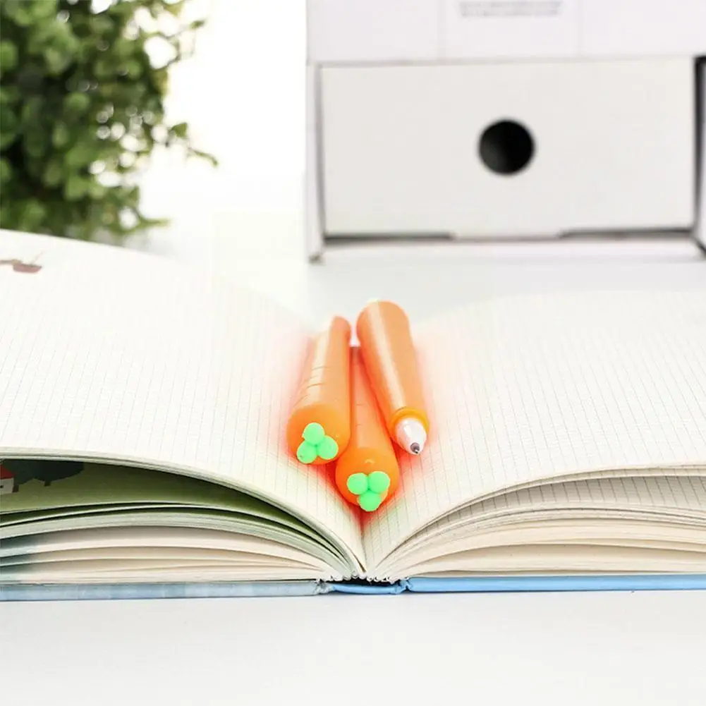 

1pc Carrot Style Cartoon Gel Pen Cute Magic Pens Kawaii Gel Pens For School Writing Novelty Stationery Girls Gifts F0z9