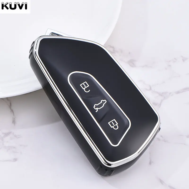 

Модный Чехол Для Ключей Из ТПУ Для VW Volkswagen Golf 8 MK8 ID.3 ID.4 Cupra Skoda Octavia A8 SEAT Leon MK4 2020 2021 Formento...