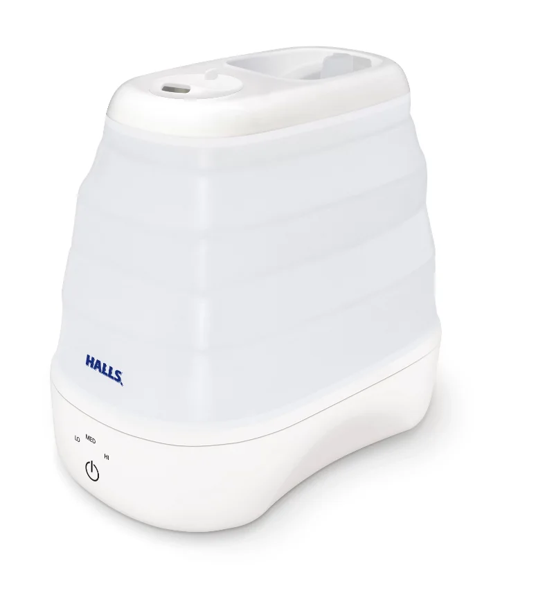 Crane X HALLS Collapsible Cool Mist Humidifier, 3.5L/1 GAL, White Humidifiers