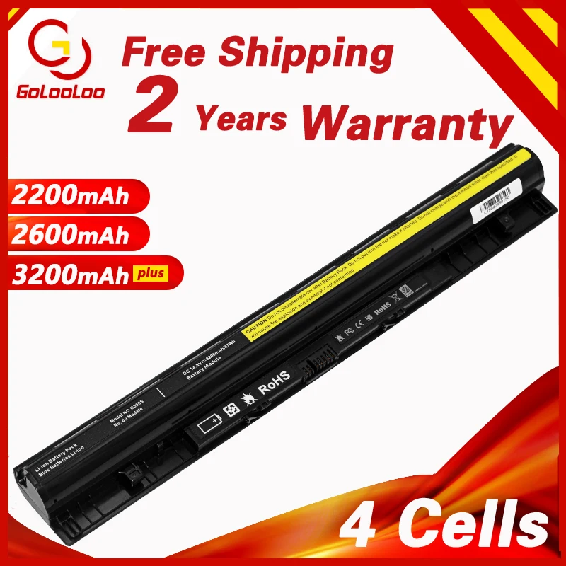

Golooloo L12M4E01 L12S4E01 Laptop Battery for Lenovo Z40 Z50 G40-45 G50-30 G50-70 G50-75 G50-80 G400S G500S L12M4A02 L12S4A02