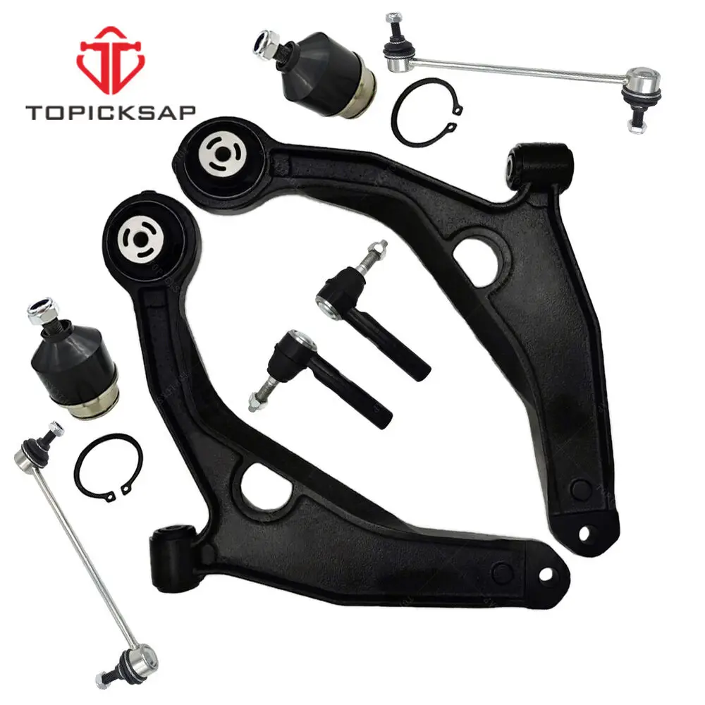 

TOPICKSAP Front Lower Control Arm Ball Joint Sway Bar Suspension Kits for Dodge Avenger Chrysler 200 Sebring 2007 - 2014