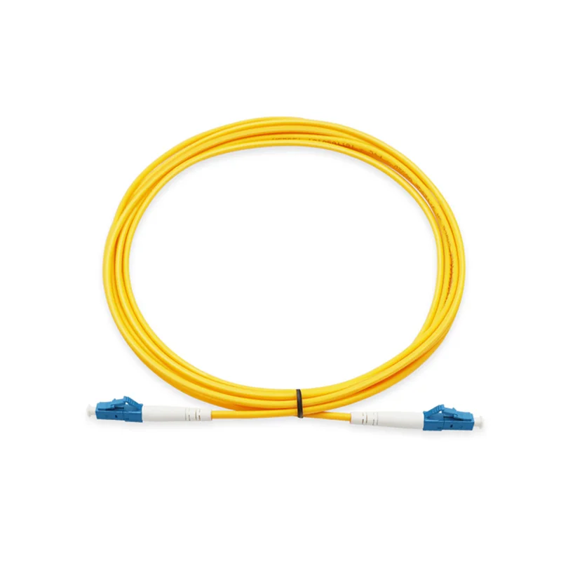 

10PCS Fiber Patch Cord LCUPC-LCUPC Single Mode Simplex Mode Fiber Optic Patch Cord 3.0mm G652D PVC 2M 3M Patch Cord