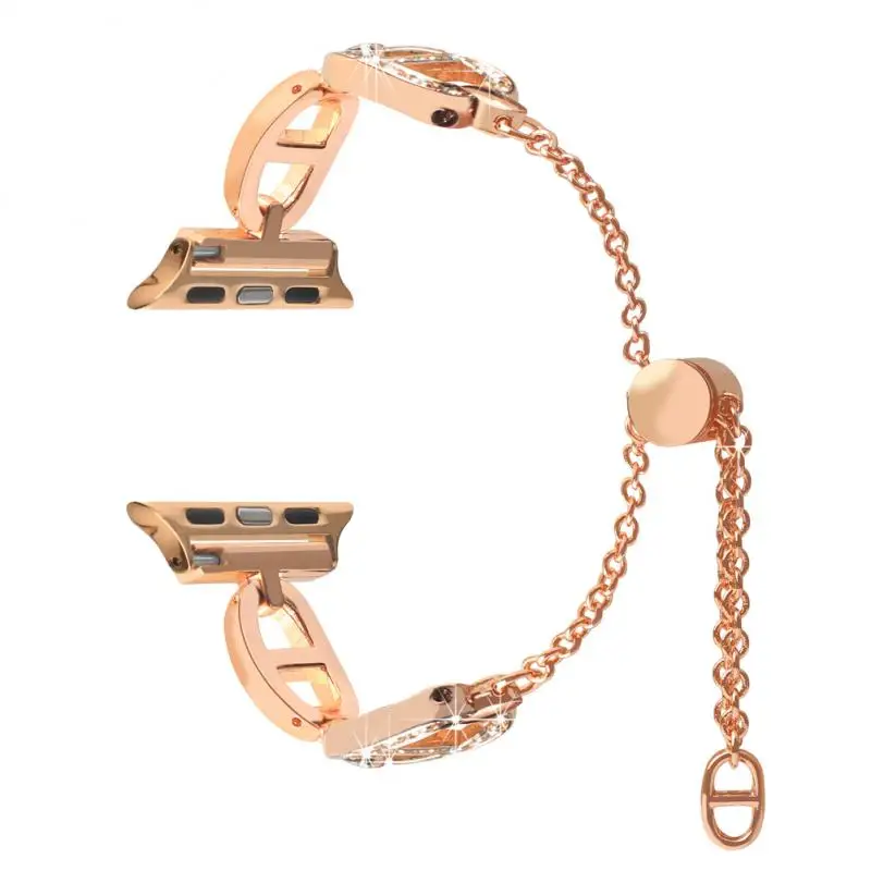 

2023 New Women's Adjustable Chain Suitable For Apple Watch 1st To 8th Generation SE Universal Women's Elegant Smart Watch Strap