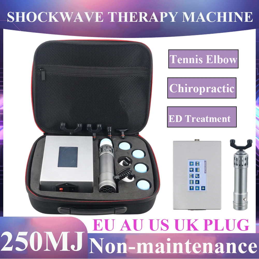 

Shockwave Massage Tool Chiropractic Gun 2 in 1 Massager For Plantar Fasciitis Pain Relief Shock Wave Therapy Machine