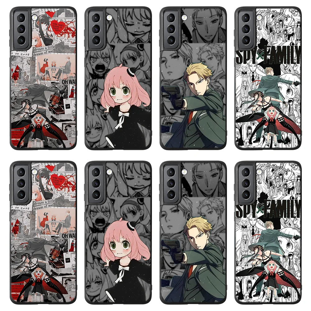 

Anime Spy X Family Case for Samsung Galaxy S10e S22Ultra S20 S8 S20FE S10 Plus S9 Note 9 8 20 10Lite S7 Edge S21 S22 Fundas