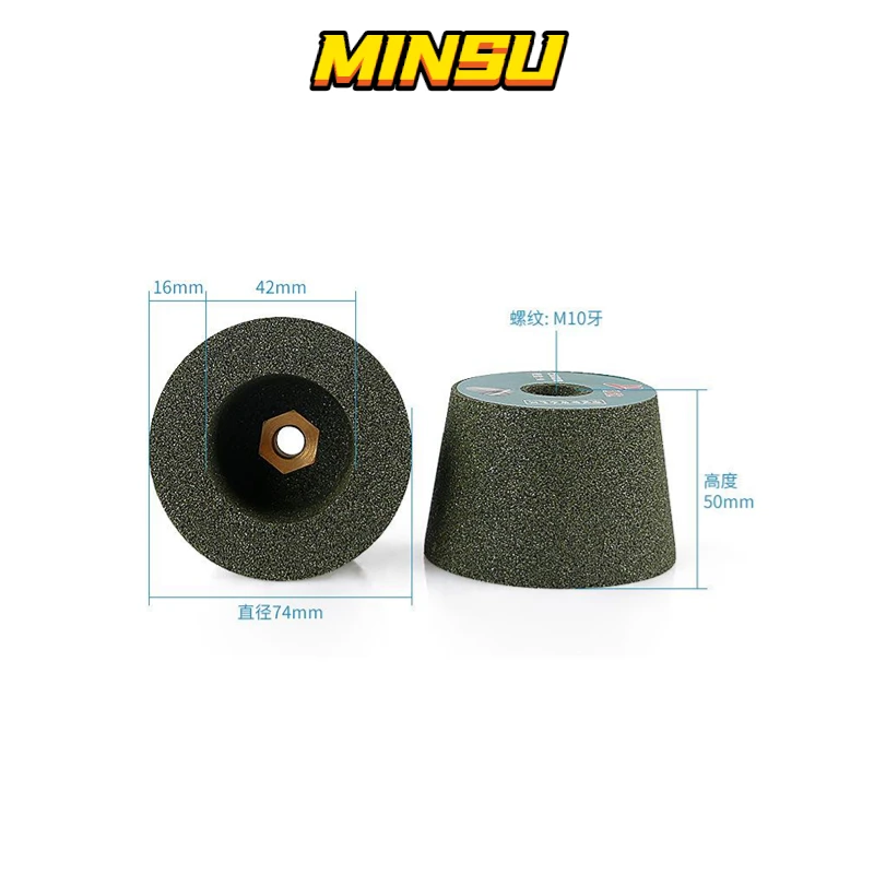 Stone grinding wheel, horn-shaped granite grinding, polishing and trimming ceramic grinding disc
