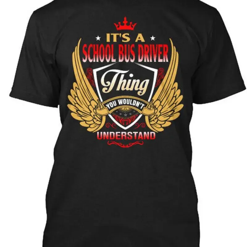 Фото Футболка с надписью «Это работа водителя школьного автобуса» (You Wouldnt T Shirt), сделано в США, размеры от S до 5XL. №1