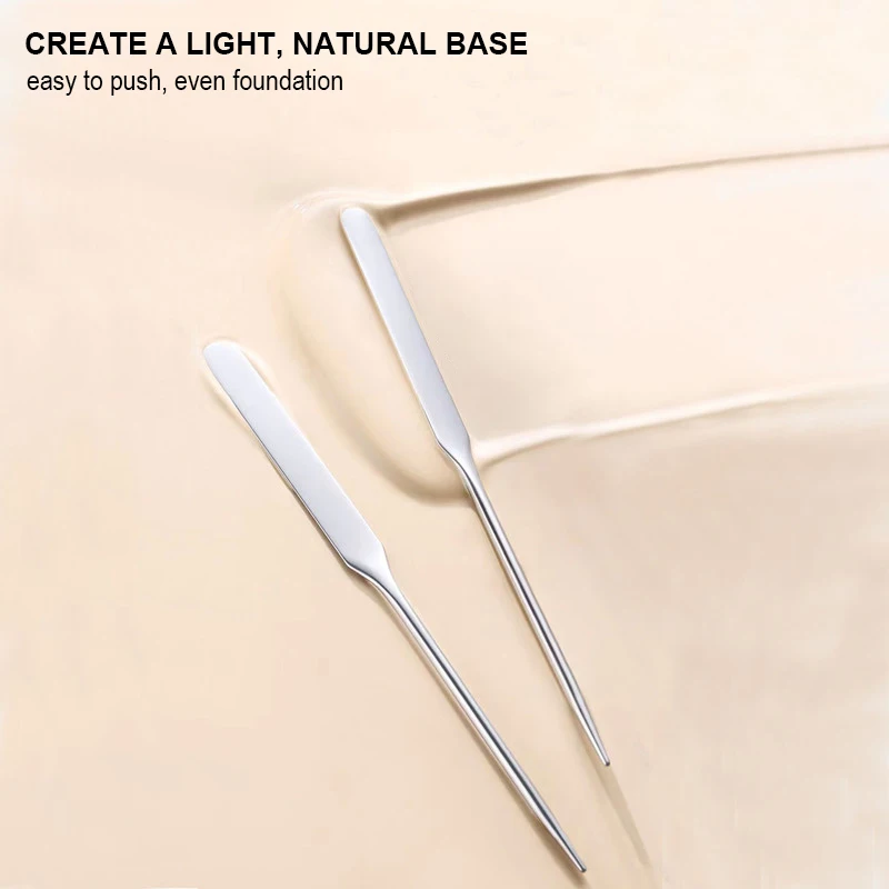 5 Шт. Палитра Для Смешивания Кистей Макияжа Лоток Цветов Нержавеющая Сталь