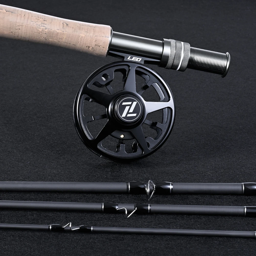 

Outdoor Fly Fishing Reel 3/4,5/6,7/8WT Fly Reel Combo Fly Reel Large Arbor Aluminum Alloy Body For Trout Bass Carp Pike Panfish